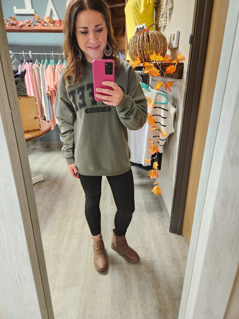 Coffee Weather Sweatshirt (2 colors)