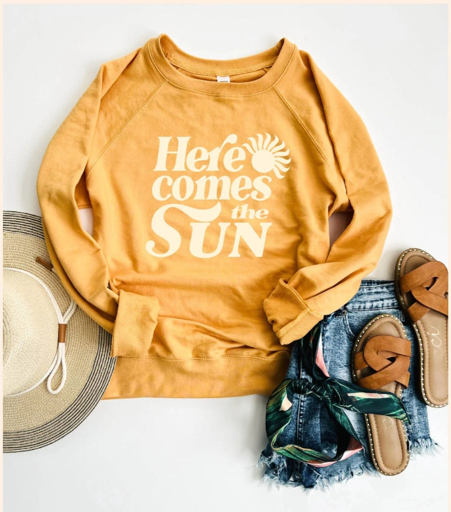 Here Comes the Sun French Terry Pullover