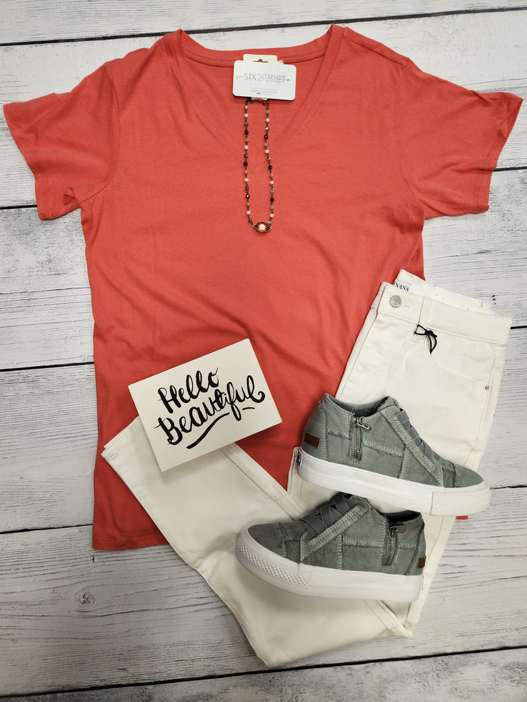 Boyfriend V-neck Tee (3 colors)