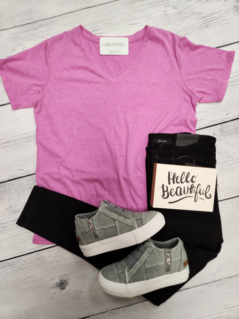 Boyfriend V-neck Tee (3 colors)