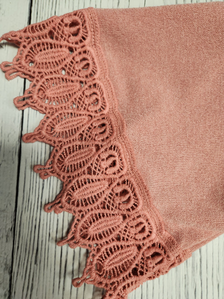 Mauve Lace Top