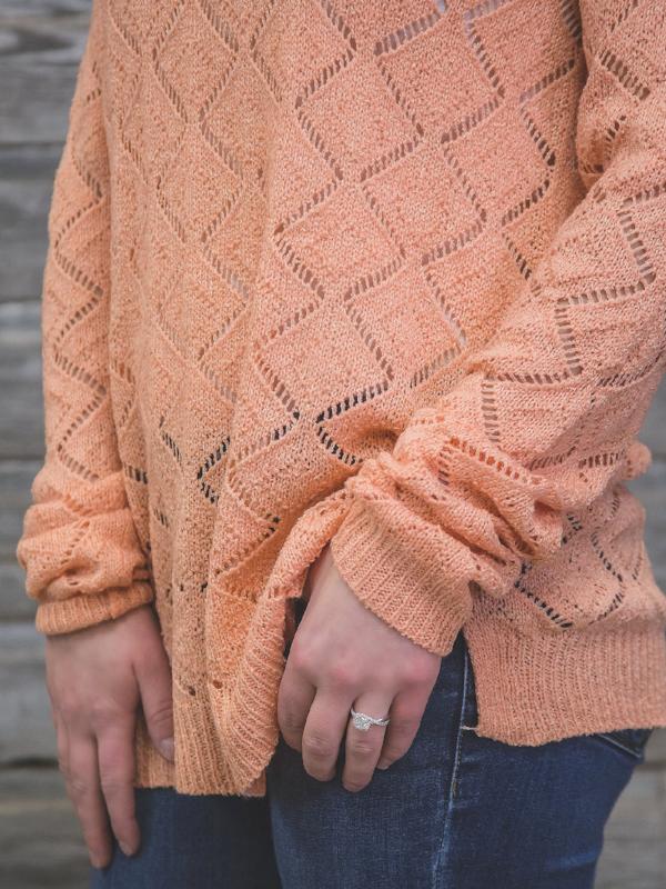 Peach Pullover Sweater