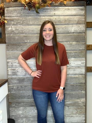 Round Neck Short Sleeve Tee
