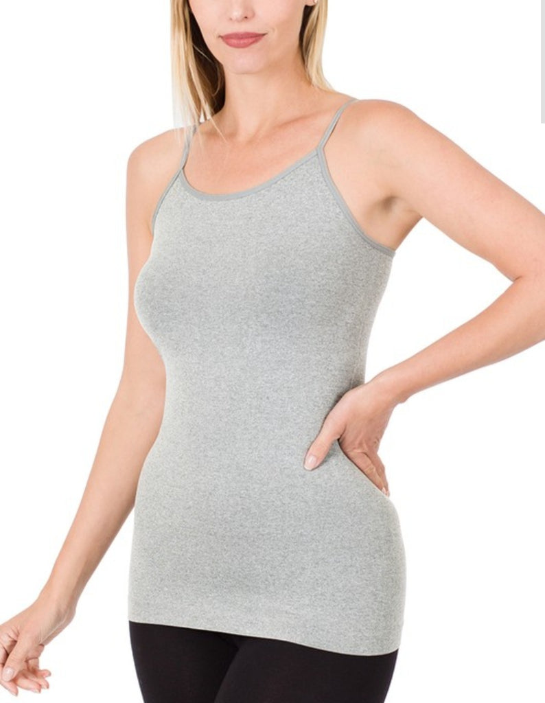 Seamless Adjustable Strap Cami (Multiple Colors)
