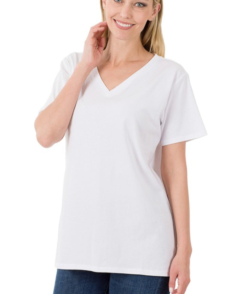 Boyfriend V-neck Tee (3 colors)