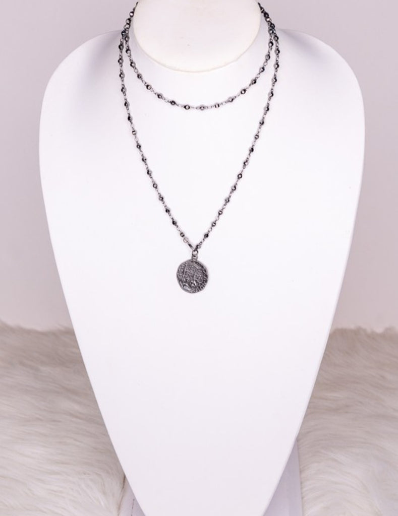 Amanda Hematite Necklace