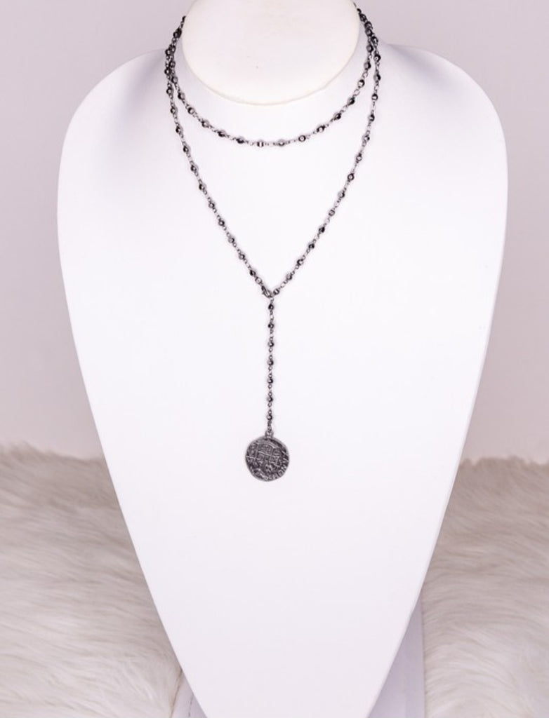 Amanda Hematite Necklace