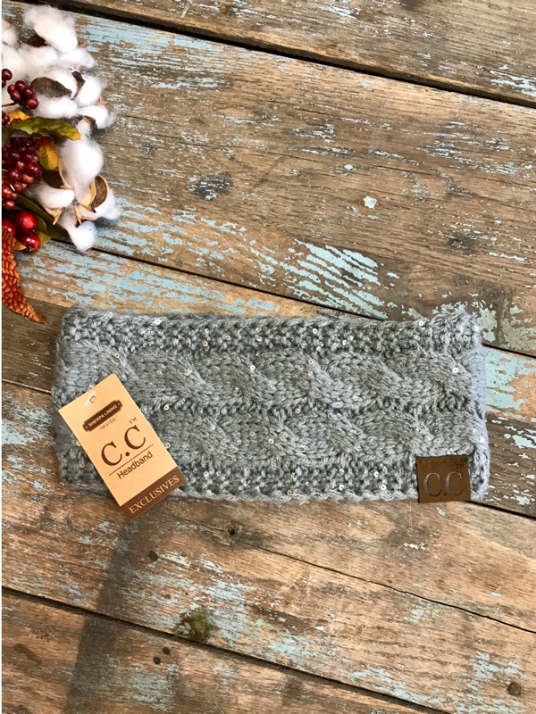 CC Headband with Sequins