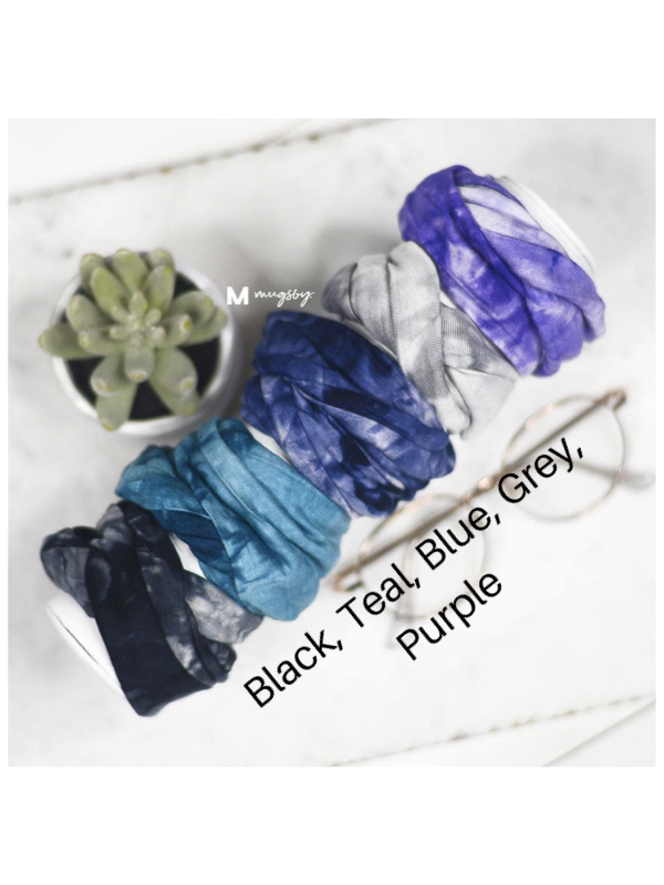 Solid Tie Dye Headband (5 Color Options)