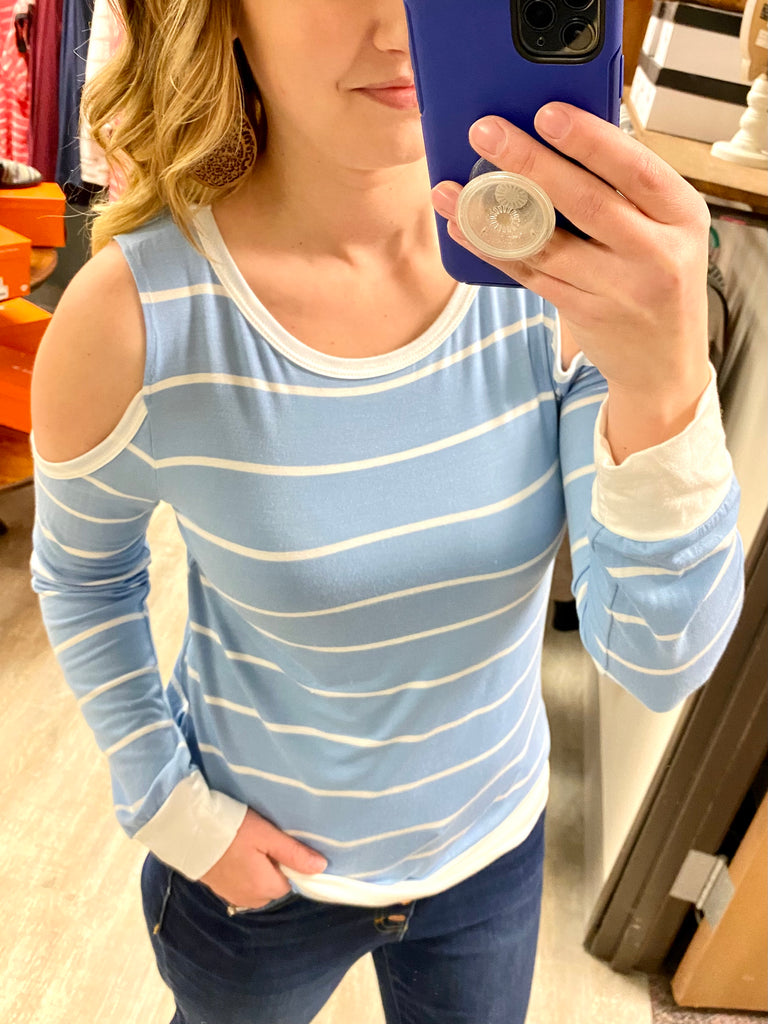 Cold Shoulder Long Sleeve