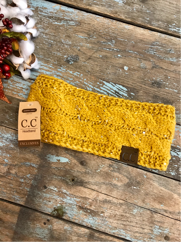 CC Headband with Sequins
