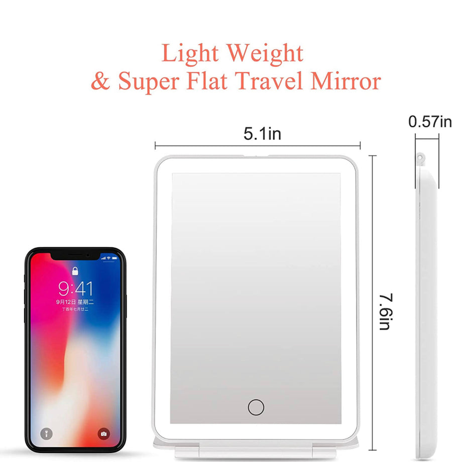 LED Travel Mirror