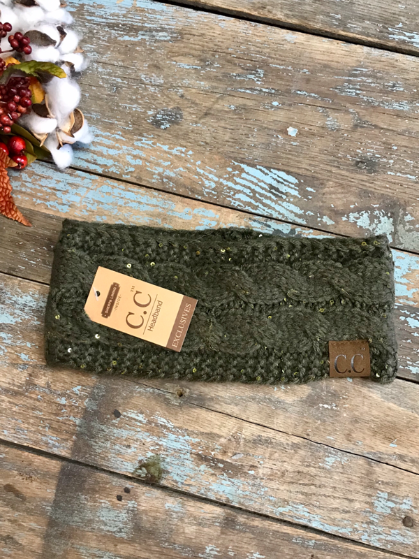 CC Headband with Sequins